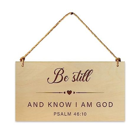 Farmhouse Style Bible Verse Wall Art. Wood Sign, Wood Sign with Bible Verse, Jesus Décor, Prayer closet décor, Bible Verse Wall décor, Scripture Wall Décor Jesus Decor, Scripture Wall Decor, Bible Verse Wall Decor, Prayer Closet, Wall Art Wood, Closet Decor, Psalm 46 10, Scripture Wall, Verse Wall Art