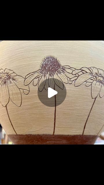 Wendy Calder - Bristol potter on Instagram: "More sgraffito this morning. This time on a sunny yellow bowl. More colour will be added to the flowers at the next bisc stage ☺️

#sgraffitoceramics #botanicaldesigns #echinaceas #rudbeckias #daisyflowers #cosmosflowers #handmadeceramics #bristolpotter #sgraffitotechnique" Pottery Sgraffito, Sgraffito Technique, Cosmos Flowers, Pottery Inspiration, Flower Bowl, Ceramic Ideas, Pottery Glazes, Sunny Yellow, Sgraffito