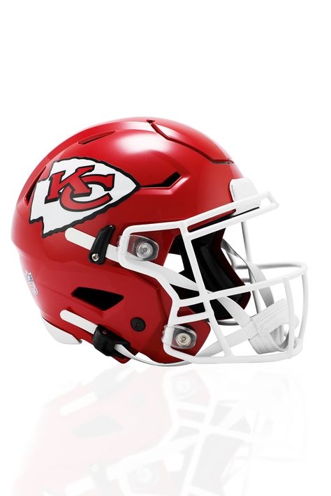 Nfl Football Helmets, Mini Football Helmet, Chiefs Super Bowl, Mini Footballs, Nfl Kansas City Chiefs, Custom Eyes, Chiefs Football, Nfl Season, Football Helmet