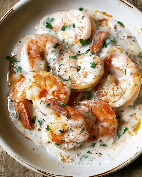 Garlic Shrimp in Coconut Milk - Recipes, Tasks & Tools Coconut Shrimp Dinner, Shrimp In Coconut Milk, Coconut Milk Shrimp, Shrimp Coconut Milk, Coconut Shrimp Recipe, Shrimp Stir Fry, Juicy Shrimp, Coconut Milk Recipes, Coconut Sauce