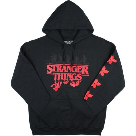 Stranger Things Hoodie, Stranger Things Logo, Stranger Things Merchandise, The Stranger, The Supernatural, The Upside, Sweatshirt Fabric, Sweater Brands, Upside Down