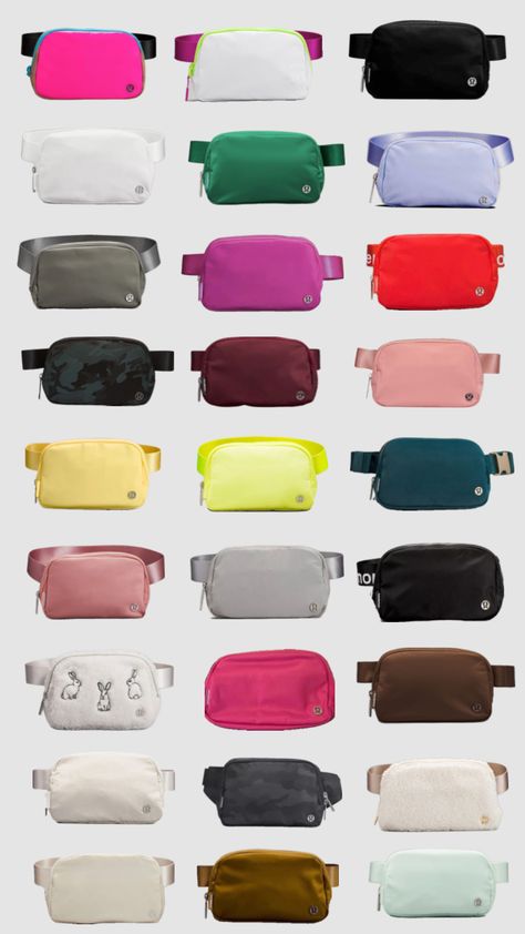 #lululemon #bags #colorful Lululemon Belt Bag Colors, Pink Lululemon Bag, Lulu Lemon Crossbody Bag, Lululemon Colors, Lulu Lemon Bag, Lululemon Accessories, Lululemon Crossbody Bag, Lulu Bag, Bags Colorful