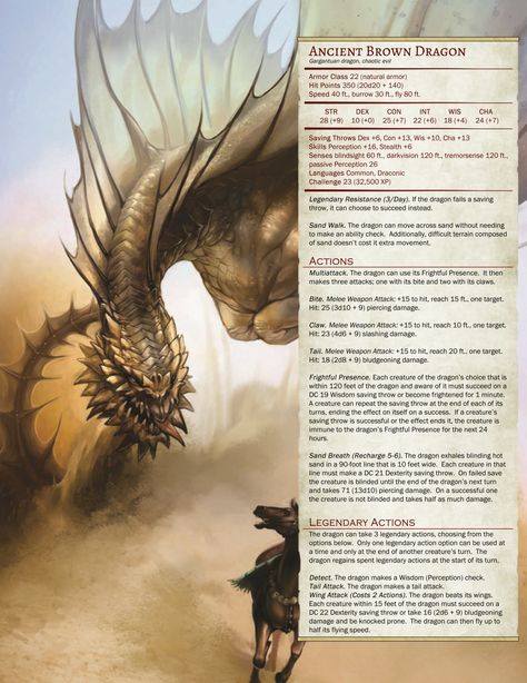 5e D&D Homebrew: Brown Dragon Stat Block – The Arcane Athenæum Homebrew Monsters, Stat Block, Brown Dragon, Monster Manual, Dnd Stats, Dnd Homebrew, Ancient Dragon, Dnd Races, Dungeons And Dragons 5e