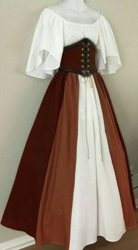 Era Medieval, Fair Outfits, Old Fashion Dresses, Medieval Dress, Medieval Clothing, Fairytale Dress, Fantasy Dress, Historical Dresses, Fantasy Fashion