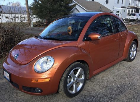 Orange Vw Beetle, Volkswagen New Beetle, Beetle Car, New Beetle, Vw Beetle, Future Car, Vroom Vroom, Vw Beetles, Red Rock