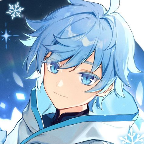 Genshin Impact Chongyun, Elemental Powers, Genshin Characters, Elsword, Profile Photo, Art Display, Blue Hair, Cute Icons, App Icon