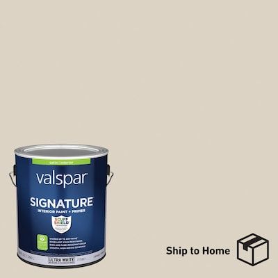 Valspar Signature Satin Coconut Milk 2007-10c Interior Paint (1-Gallon) Lowes.com Valspar Coconut Milk, Lowes Paint Colors Valspar, Paint Colors Valspar, Lowes Paint Colors, Lowes Paint, Method Soap, Paint Primer, Container Size, Interior Paint