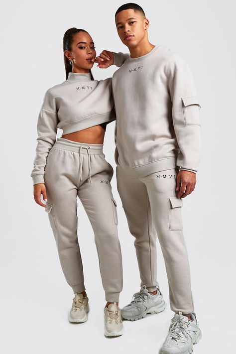 His Cargo Sweater Tracksuit #AFF, , #AFF, #affiliate, #Tracksuit, #Sweater, #Cargo Men Tracksuit Outfit, Sweat Suits Outfits, Sporty Outfits Men, Tracksuits For Men, Suits Outfits, Sports Wear Fashion, Sweat Suits, Couple Fits, Tracksuit Outfit