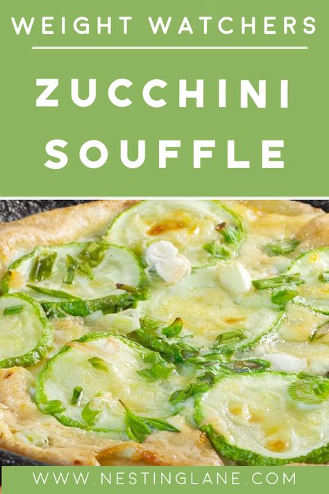 Zucchini Souffle Recipe, Zucchini Souffle, Weight Watchers Zucchini, Zucchini Paprika, Weight Watchers Vegetarian, Vegetarian Side Dish Recipes, Souffle Recipe, Vegetable Side Dishes Healthy, Meatless Meal