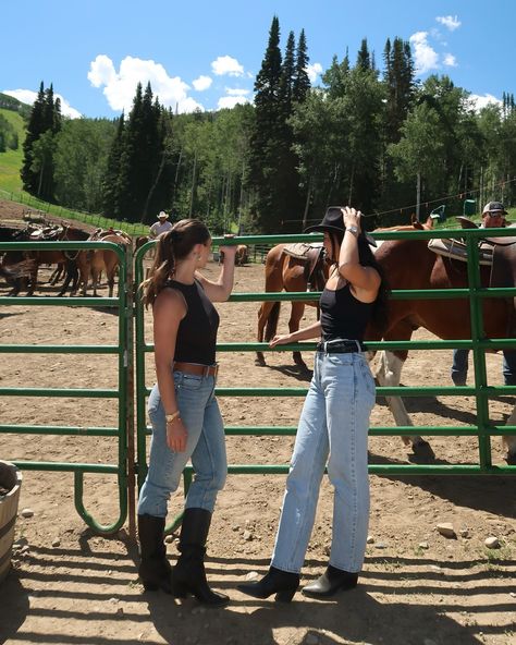 having a miley stewart summer w/ @macys 🐎⛰️✨ horseback riding vlog live now on reels (its a fun one 🤳🏼) shop my outfits on my macys wishlist in bio! 💌 #macyssummerhits #macysstylecrew #macyspartner #vailcolorado #beavercreek #horsebackriding #beavercreekstables Horse Riding Outfit Summer, Horseback Riding Outfit, Miley Stewart Summer, Utah Summer, Miley Stewart, Horseback Riding Outfits, Horse Riding Outfit, Vail Colorado, Beaver Creek