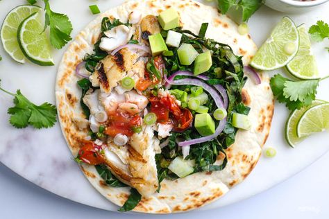 Grilled Walleye Tacos Recipe Grilled Walleye, Walleye Recipes, Fish Taco Recipe, Walleye Fish Recipes, Mom Recipes, Fish Taco, Fried Fish Recipes, Fish Tacos Recipe, Taco Recipe