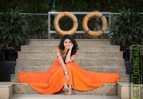 Anupama Parameswaran  orange colour dress  wallpaper  photoshoot Anupama Parameswaran 2018 HD Photos Frock Photos, Become A Model, Indian Wedding Photography Poses, Anupama Parameswaran, Indian Photoshoot, Stylish Photo Pose, Fashion Photography Poses, Photoshoot Dress, Portrait Photography Poses