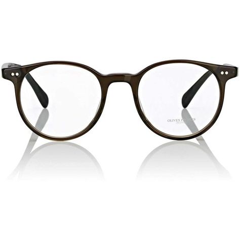 Oliver Peoples Men's Delray Eyeglasses ($380) ❤ liked on Polyvore featuring men's fashion, men's accessories, men's eyewear, men's eyeglasses, glasses, brown, mens eyewear, mens round eyeglasses, mens eyeglasses and oliver peoples mens eyeglasses Cat Glasses Frames, Round Glasses Men, Mens Eyeglasses, Glasses Fashion Eyewear, Cute Glasses Frames, Men's Eyewear, Fake Glasses, Brown Glasses, Eye Glasses Frames