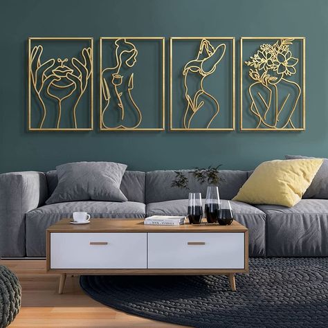 Modern wall art living room decorating ideas