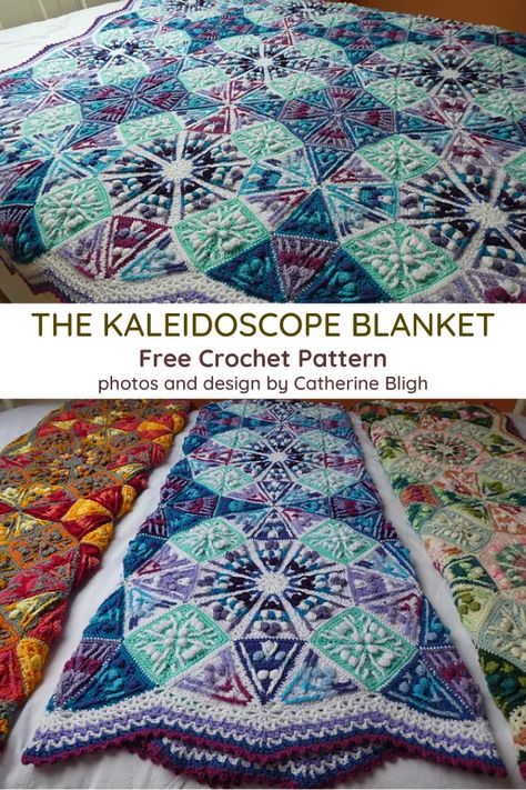 Colourwork Crochet, Design Knit, Geometric Knit, Crochet Afgans, Crochet Blanket Afghan, Manta Crochet, Crochet Patterns Free Blanket, Haken Baby, Crochet Square Patterns