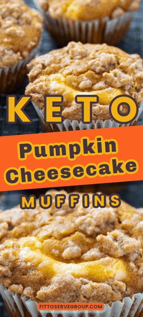 Keto Pumpkin Cheesecake, Pumpkin Cheesecake Muffins, Cheesecake Muffins, Pumpkin Cream Cheese Muffins, Postre Keto, Pumpkin Spice Muffins, Keto Pumpkin, Low Carb Low Sugar, Pumpkin Cream Cheeses