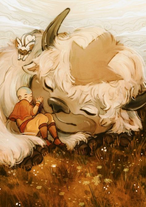 Appa Fanart, Avatar Aang Fanart, Avatar Ang, Avatar Azula, Avatar Legend Of Aang, Avatar Series, Avatar Cartoon, Avatar The Last Airbender Art, Team Avatar