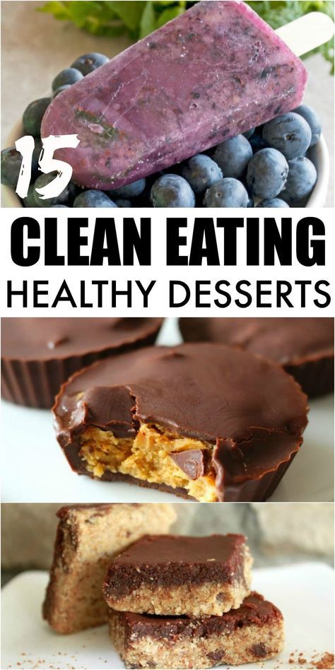 Clean eating desserts! Yes please! I love both of these and when they are combined it's even better!! Healthier Desserts Clean Eating, Clean Eating Sweets, Whole Food Desserts, Whole 30 Dessert, Clean Eating Dessert Recipes, Clean Dessert, Diy Easy Recipes, Clean Eating Desserts, Small Desserts