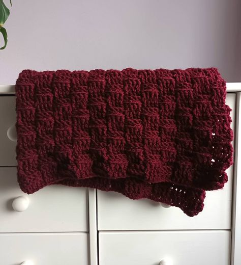 Beautiful Baby Blanket, Pram Blanket, Red Crochet, Baby Afghan Crochet, Baby Prams, Baby Afghans, Weave Style, Crochet Baby Blanket, Blanket Crochet