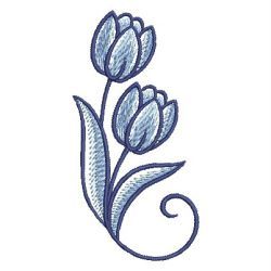 Delft Blue Bloom 05 machine embroidery designs Tulip Embroidery Design, Ginger Jar Painting, Candlewicking Quilts, Blue Flower Tattoos, Tulip Embroidery, Tulip Tattoo, Blue Tattoo, Rose Quilt, Blue Tulips