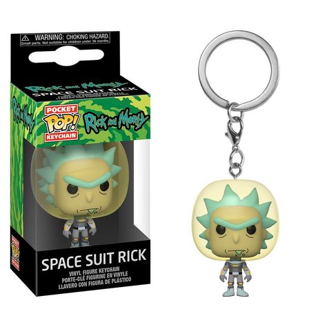 Rick And Morty Keychain, Rick And Morty Space, Suit Pocket, Pop Keychain, Tactile Stimulation, Rick Y Morty, Halloween Toys, Space Suit, Stocking Holders