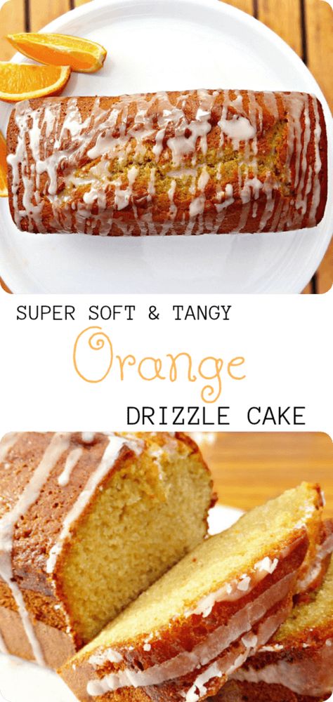 Orange Drizzle Cake, Delish Cakes, Friends Recipes, Delicious Sweets, Drizzle Cake, Sale Ideas, Cake Recipes From Scratch, Vanilla Cake Recipe, Cake Making