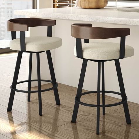 Modern Bar Stools Kitchen, Counter Stools With Backs, Steel Stool, Island Chairs, Island Stools, Bar Stools Kitchen Island, Stools For Kitchen Island, Bar Stools With Backs, Swivel Counter Stools