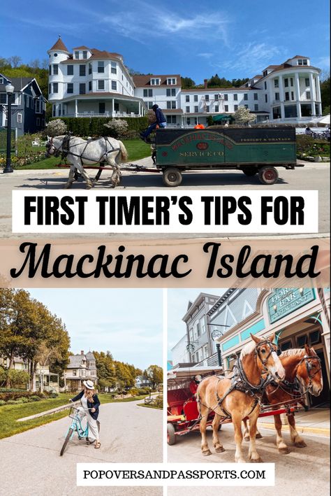 The best Mackinac Island tips on what to do, where to eat, and where to stay to make your first-time experience to Mackinac island perfect. Outlander Locations, Mackinac Island Michigan, Michigan Road Trip, Big Shoes, Mackinaw City, Michigan Vacations, Midwest Travel, Michigan Travel, Mackinac Island