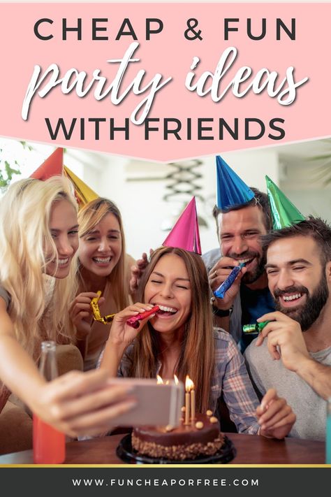 It's always a blast to get together with friends, but sometimes it's hard to come up with ideas on what to do for fun. Luckily for you, we've got 8 incredible party ideas that will knock your friends' socks off and make them want to get together again and again. Bonus? The kiddos can join in on the fun, too! Breakup Party Ideas Friends, Birthday Celebration Ideas With Friends, Best Friend Party Ideas, Friends Get Together Ideas, Friend Party Ideas, Freezer Meal Organization, Cheap Party Ideas, What To Do For Fun, Cheap Party Food