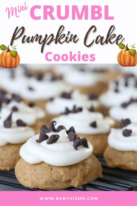 Pumpkin Cake Cookies, Copycat Crumbl Cookies, Crumble Cookie Recipe, Salted Toffee, Pumpkin Fudge, Jelly Cookies, Peanut Butter Oreo, Crumbl Cookies, Carrot Cake Cookies