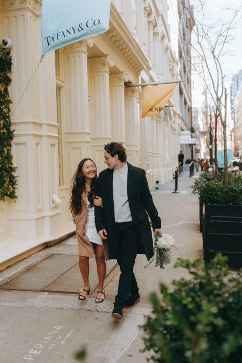 Bardo & Alex NYC SoHo engagement shoot! #nyc #newyorkcity #engagement #photoshoot Downtown Seattle Engagement Photos, Seattle Engagement Photos, Nyc Photoshoot, Nyc Engagement, City Engagement Photos, Nyc Street, Downtown Seattle, City Engagement, Soho Nyc