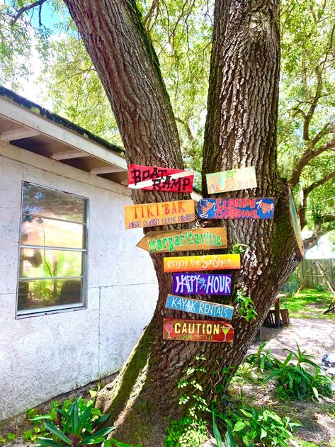 Most Popular Set of 10 Funny Directional Signs . Beach Signs | Etsy Canada Margaritaville Decor, Tiki Signs, Tiki Bar Signs, Backyard Signs, Tiki Bars, Pool Signs, Directional Signs, Enjoy The Sunshine, Tropical Colors