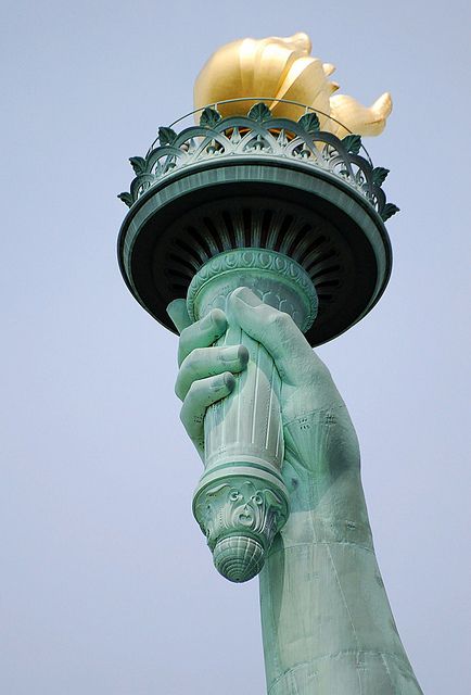 Statue of Liberty Torch (Close-up) New York | Flickr - Photo Sharing! Statue Of Liberty Torch, Statue Of Liberty Drawing, Liberty Torch, Patriotic Designs, Line Photography, Strong Symbol, Liberty Island, The Statue Of Liberty, I Love Ny