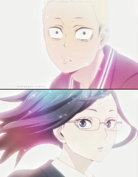 || AIRYUU ON PINTEREST || haikyuu!! 4 to the top fourth season, episode 16; young tanaka ryunosuke and shimizu kiyoko #anime #haikyuu #haikyuuedit #haikyuuicons #hq #tanaka #tanakaryuunosuke #shimizu #shimizukiyoko #karasuno high. Icons edit collage aesthetic Haikyuu Tanaka And Kiyoko, Tanaka And Kiyoko Fanart, Tanaka And Kiyoko, Kiyoko Tanaka, Haikyuu Kiyoko, Haikyuu Photos, Tanaka Haikyuu, Haikyuu Pictures, Kiyoko Shimizu