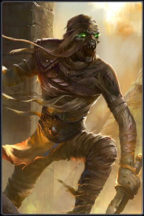 Tomb Kings, Egypt Tattoo, Gods Of Egypt, Egyptian Mummies, Heroic Fantasy, Fantasy Beasts, Fantasy Races, Fantasy Monster, Mythical Creatures Art