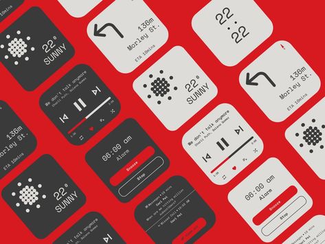 E-ink watch UI Concept by Alroy D'souza on Dribbble Creative App Design, Mobile App Ui Design, Apple Watch Design, E Ink Display, App Design Layout, Custom Watch Faces, Ux Inspiration, Card Ui, E Ink