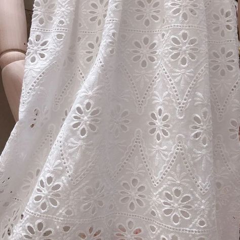 24.33US $ |100% Cotton Embroidery Eyelet Lace Fabric Soft Comfortable Cotton Cloth Wide 130cm Sold By The Yard| | - AliExpress Eyelet Lace Fabric, Cotton Lace Fabric, Eyelet Fabric, Diy Bridal, Cheap Fabric, Dress Blouse, Embroidered Fabric, Eyelet Lace, Cotton Lace