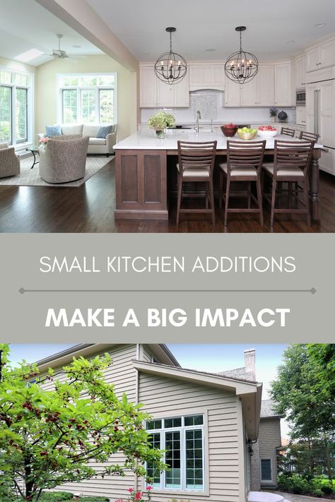 Home Additions Back Of House Kitchen, Kitchen Bump Out Addition Ideas, Kitchen Additions Back Of House, Expand Kitchen Into Dining Room, Small Kitchen Addition, Kitchen Addition Ideas, Kitchen Bump Out Addition, Home Additions Back Of House, Building An Addition