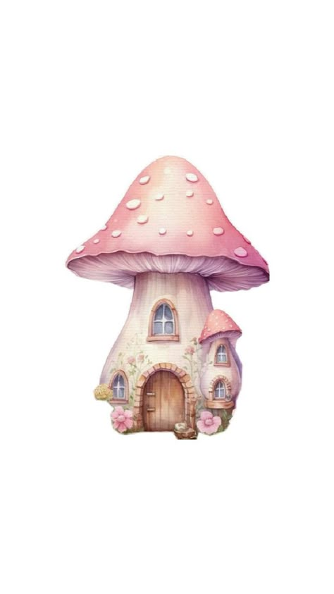 Fairy Land Magical Forest, Fairy House Illustration, Tinkerbell House, Fairy Theme Birthday Party, Silhouette Butterfly, Gnome Paint, 2nd Birthday Party For Boys, Fairy Mushroom, Fairy Garden Birthday Party