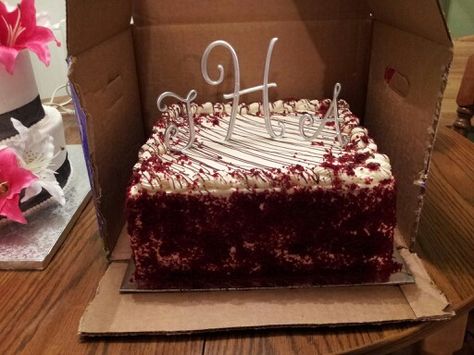 Red velvet Grooms cake by- Courtney Hutchins Grooms Cake Red Velvet, Red Velvet Grooms Cake Ideas, Red Velvet Grooms Cake, Newhome Ideas, Groomsmen Cake, Groomsman Cake, Groom Cakes, Birthdays Cakes, Bakery Treats