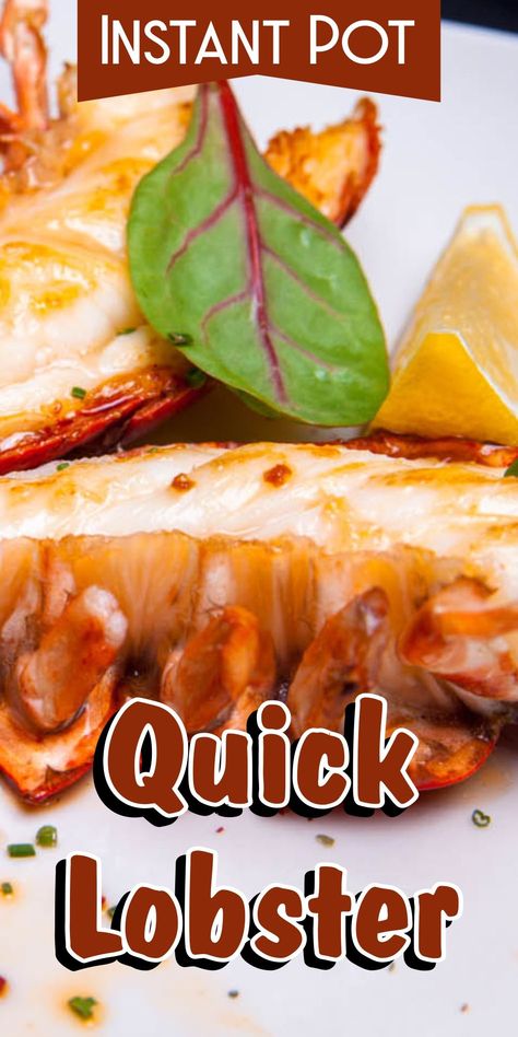 Instant Pot Quick Lobster | Pressure Cooker Quick Lobster | Slow Cooker Lobster | Easy Quick Lobster Recipe | Crock Pot Quick Lobster | One Pot Quick Lobster | How To Make Quick Lobster | Instapot Lobster #lobster #dinner #instantpot #corriecooks Best Instapot Recipes, Frozen Lobster Tails, Lobster Recipe, Best Pressure Cooker Recipes, Frozen Lobster, Lobster Dinner, Best Pressure Cooker, Instant Pot Recipe, Best Instant Pot Recipe