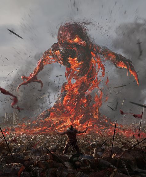 ArtStation - Magic the Gathering: "Fury" Post Apocalyptic Art, Fantasy Life, Cool Monsters, 다크 판타지, Occult Art, Monster Concept Art, Fantasy Setting, Dark Art Illustrations, Fantasy Monster