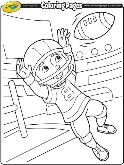 Football Coloring Page Autumn Classroom, Football Coloring, Football Coloring Pages, Printable Sports, Sports Coloring Pages, Crayola Coloring Pages, Kids Colouring, Coloring Printables, Football Crafts