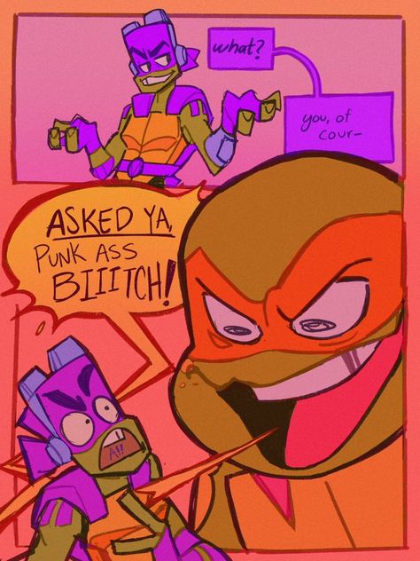 monsterrat on Twitter: "“¿Quién- TE PREGUNTÓ?!” will always be the ultimate argument destroyer. I think we often forget how Mikey is the most savage out of the four 🤔🤔 have this rough comic that I wasn’t gonna post but it has the cutest set of Donnie’s so #rottmnt #RiseoftheTMNT #SaveROTTMMT https://t.co/kgqbVXQE2T" / Twitter Twitter Drawing, Story Artist, Turtle Tots, Usagi Yojimbo, Ninja Turtles Funny, Teenage Mutant Ninja Turtles Art, Ninja Turtles Artwork, Tmnt Artwork, Tmnt Art