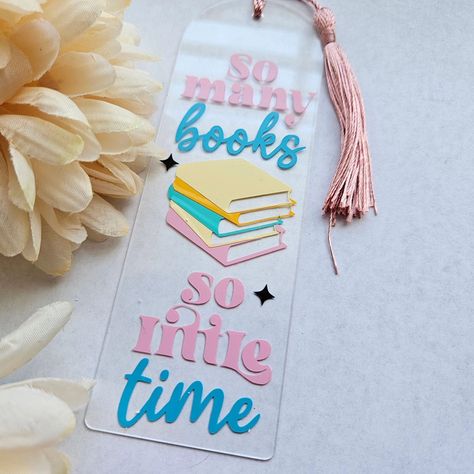 Who loves bookmarks?!! . . . This is one of my mew favorite Cricut designs. I will have 4 available for our March 15th drop! #8thandroseco #acrylicblanks #bookmark #cricutjoy #booklovers #comingsoon #smallbusinessowners #etsyshop Bookmark Cricut, Acrylic Bookmark Ideas, Cricut Bookmarks, Diy Bookmark Ideas, Acrylic Bookmarks, Chain Ideas, Diy Bookmark, Bookmark Ideas, Christmas Craft Fair