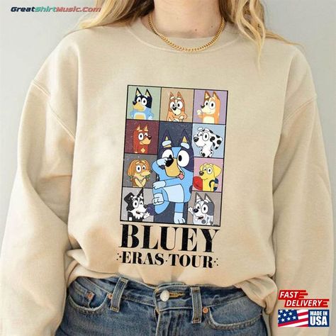 Muffin Bluey, Eras Tour Sweatshirt, Love Shirt, Eras Tour, Halloween Tshirts, Family Shirts, Things To Buy, Cool Things To Buy, Taylor Swift