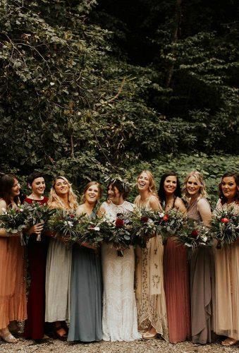 Fall Wedding Planning, Bohemian Bridesmaid, Fall Wedding Color Schemes, Wedding Forward, Fall Wedding Colors, Western Wedding, Dress Inspo, Styl Boho, Wedding Bridesmaid Dresses