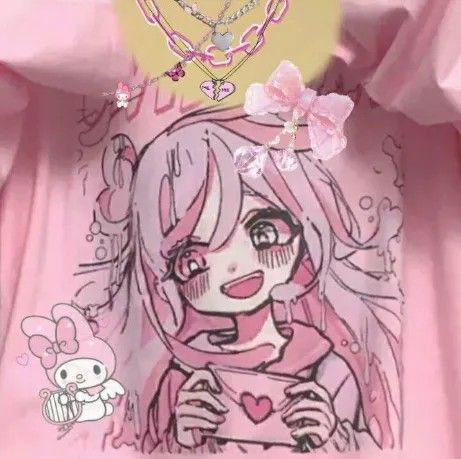 My Melody Emo Roblox, Shirt Roblox, Pink Tshirt, Mix Match, Avatar, Pink, T Shirt