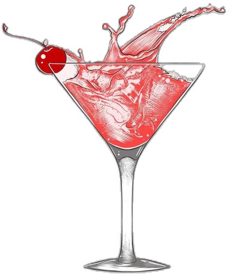 Cosmopolitan Cocktail, Decoration Logo, Colorful Drawing, Cocktail Illustration, Poster Decorations, Food Illustration Art, Mood Board Design, Colorful Drawings, Food Illustrations