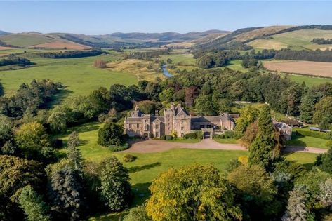 See inside the £1.9m castle once owned by a sailor who killed the real life Jack Sparrow - Chronicle Live Newcastle Airport, Cheviot Hills, Tree Lined Driveway, English Castles, Castle Tower, Specimen Trees, Historic Houses, North East England, Formal Gardens